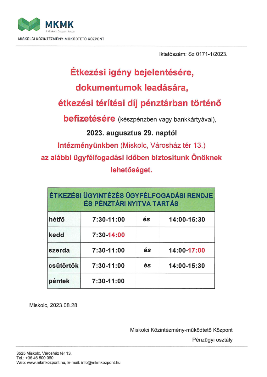 Tájékoztató